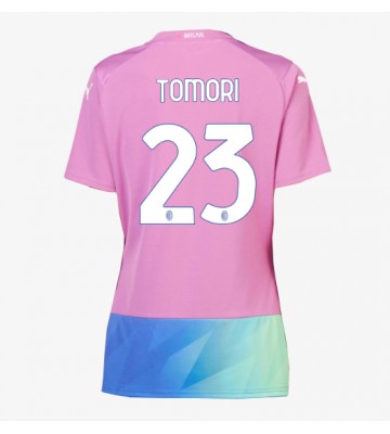 AC Milan Fikayo Tomori #23 Replika Tredjetrøje Dame 2023-24 Kortærmet